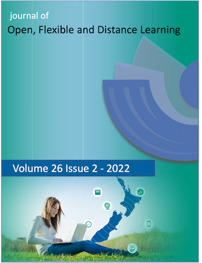 					View Vol. 26 No. 2 (2022): Journal of Open, Flexible and Distance Learning
				